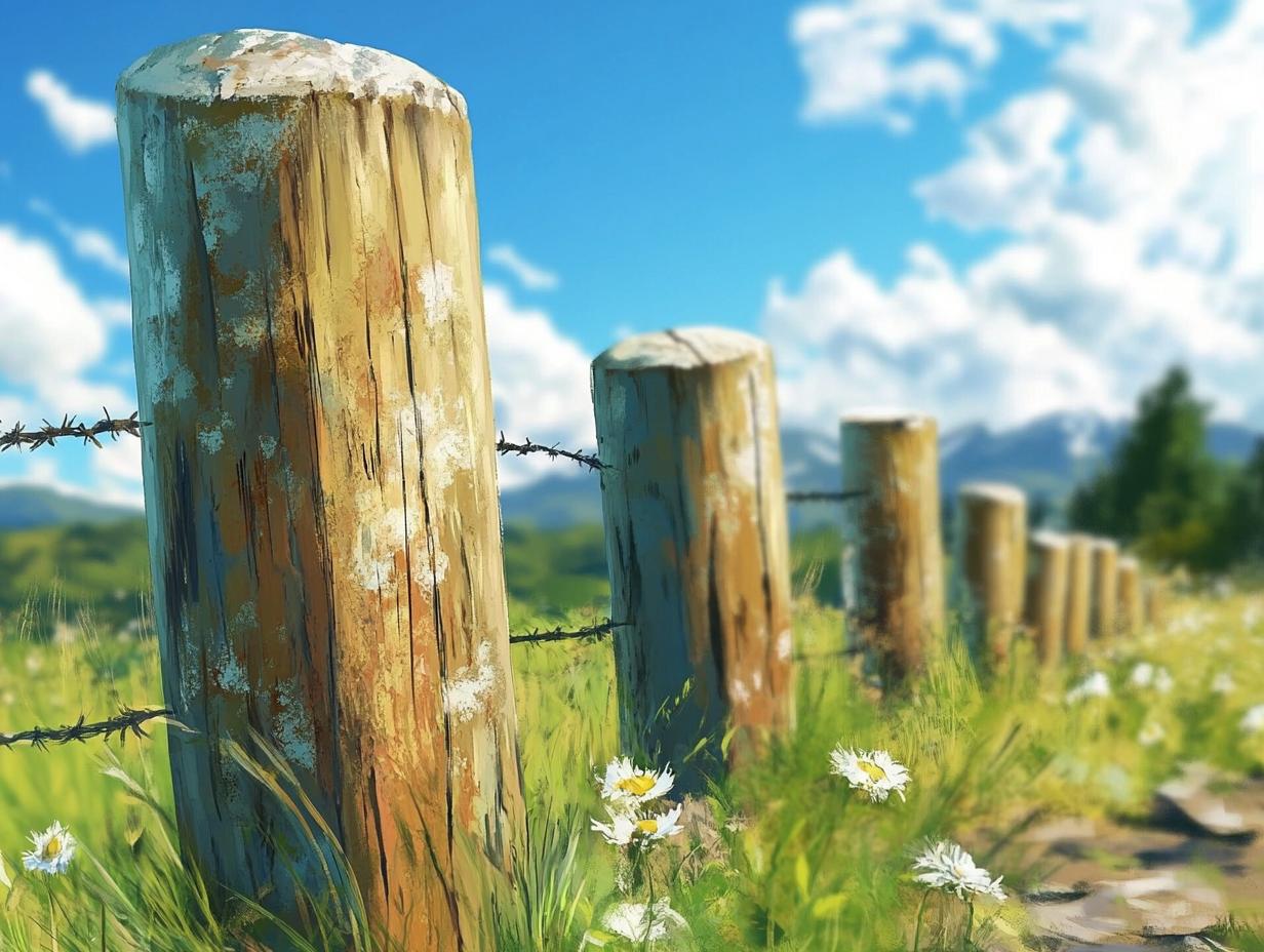 Экономичные столбы для забора