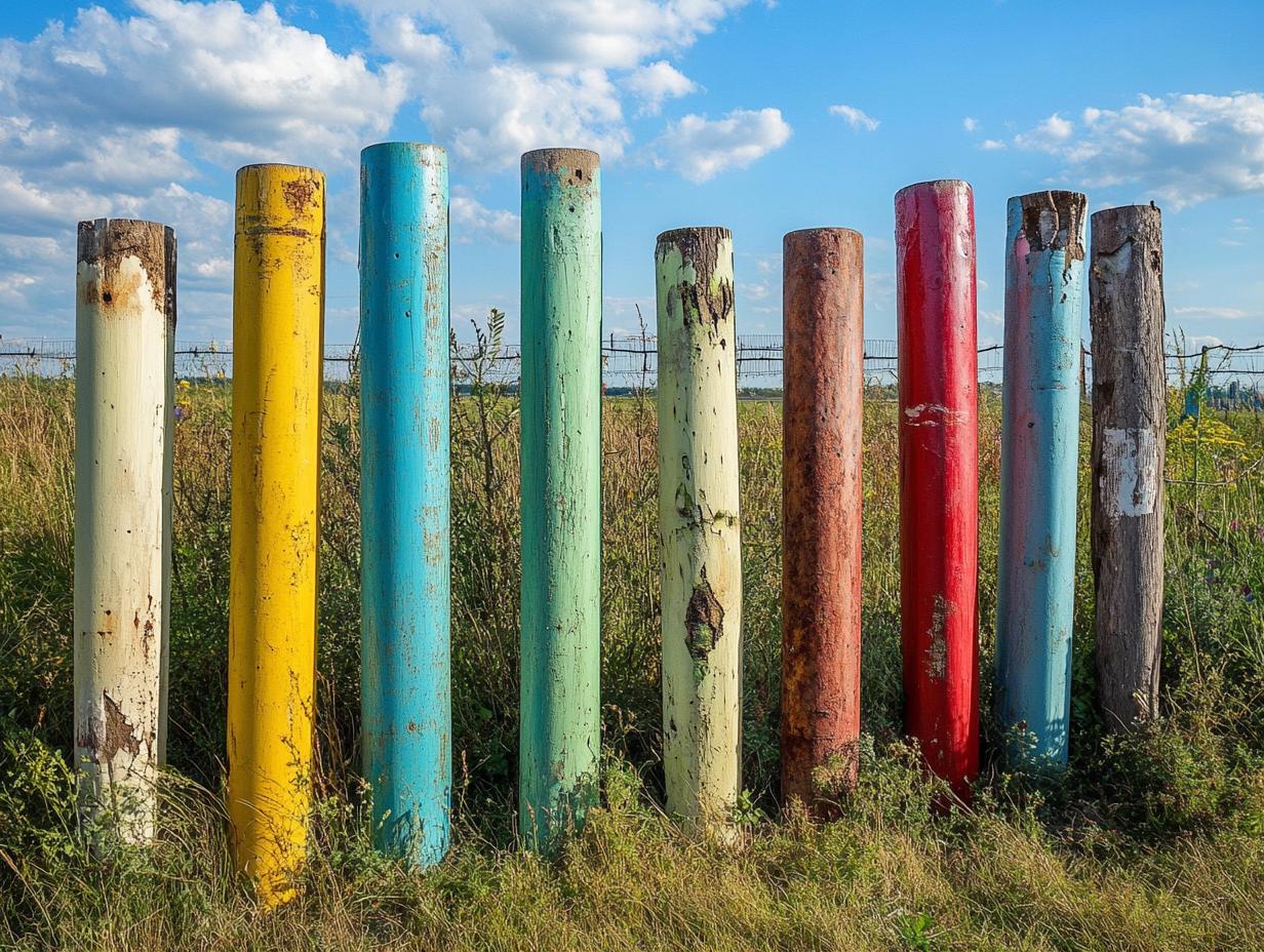 Экономичные столбы для забора
